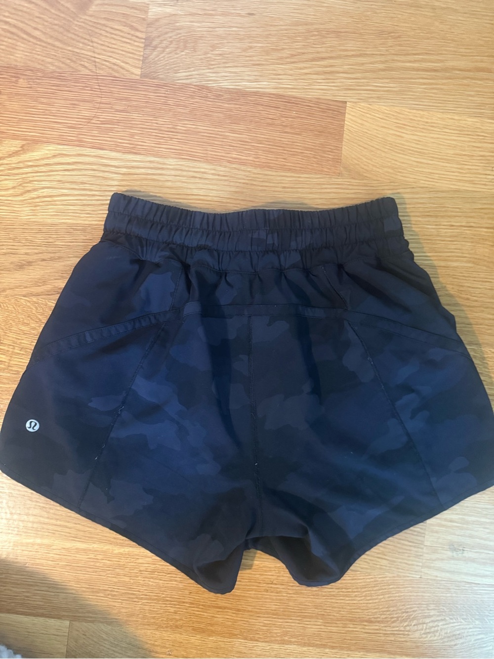 lululemon athletica Black Camo Athletic Shorts